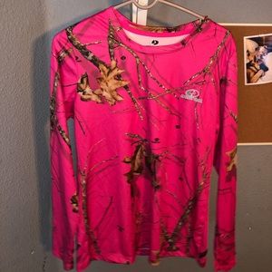 Pink camo shirt